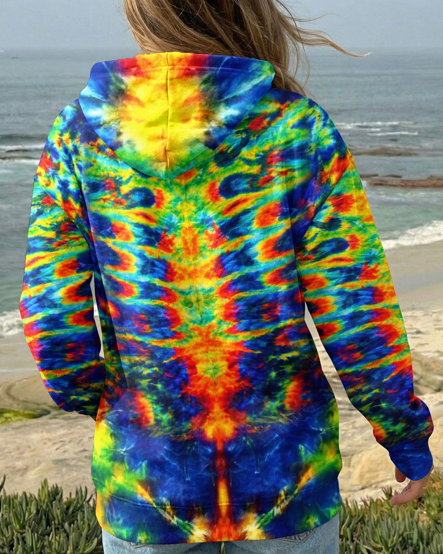 HIPPIE DRAGONFLY COLORFUL SWIRL ALL OVER PRINT  - TLNT0204262