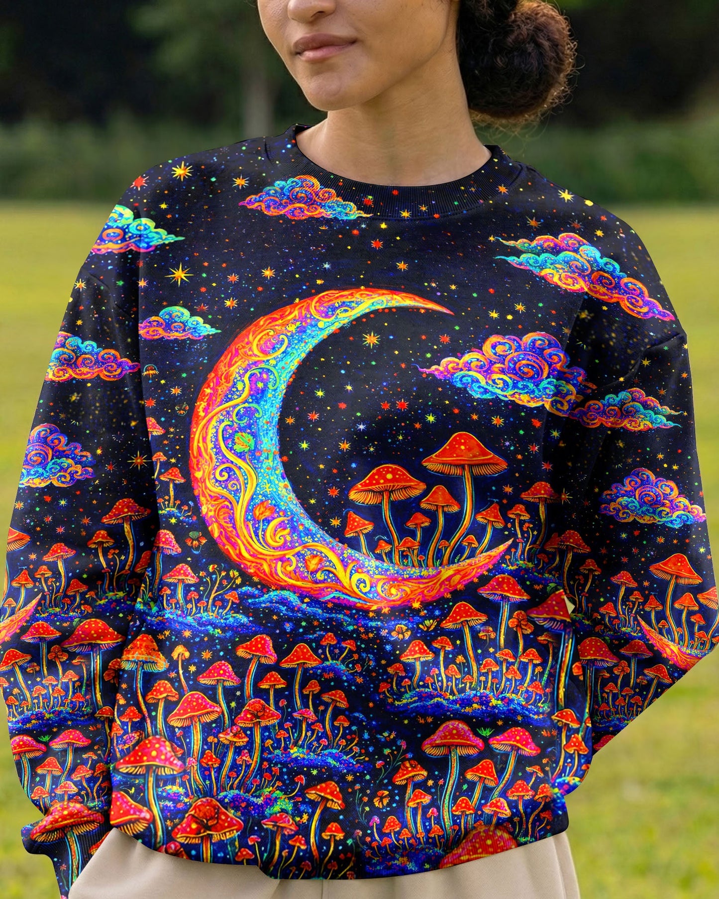 BE LIKE THE MOON ALL OVER PRINT - TLNT0505263