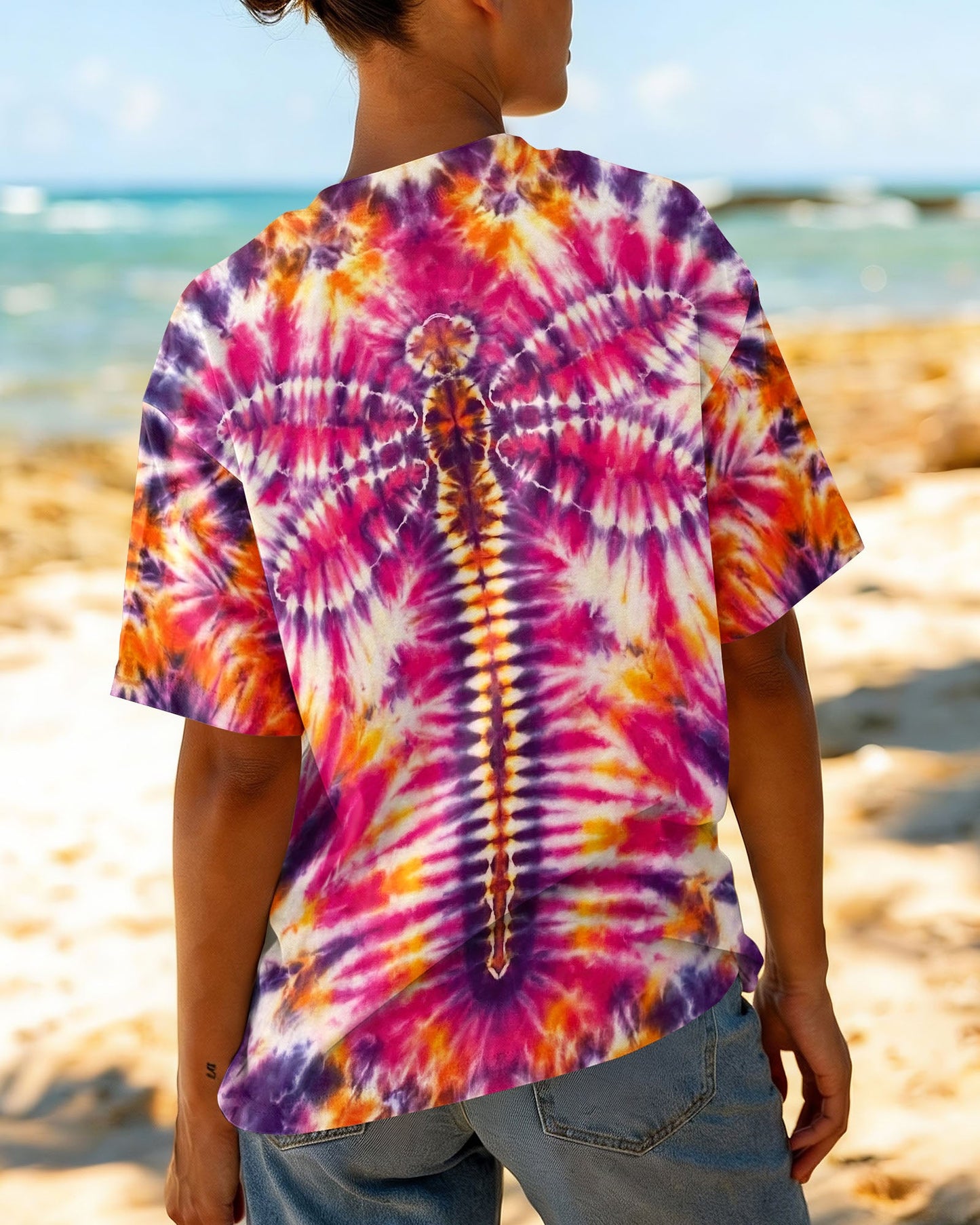 DRAGONFLY SWIRL ALL OVER PRINT  - TLNT0604263