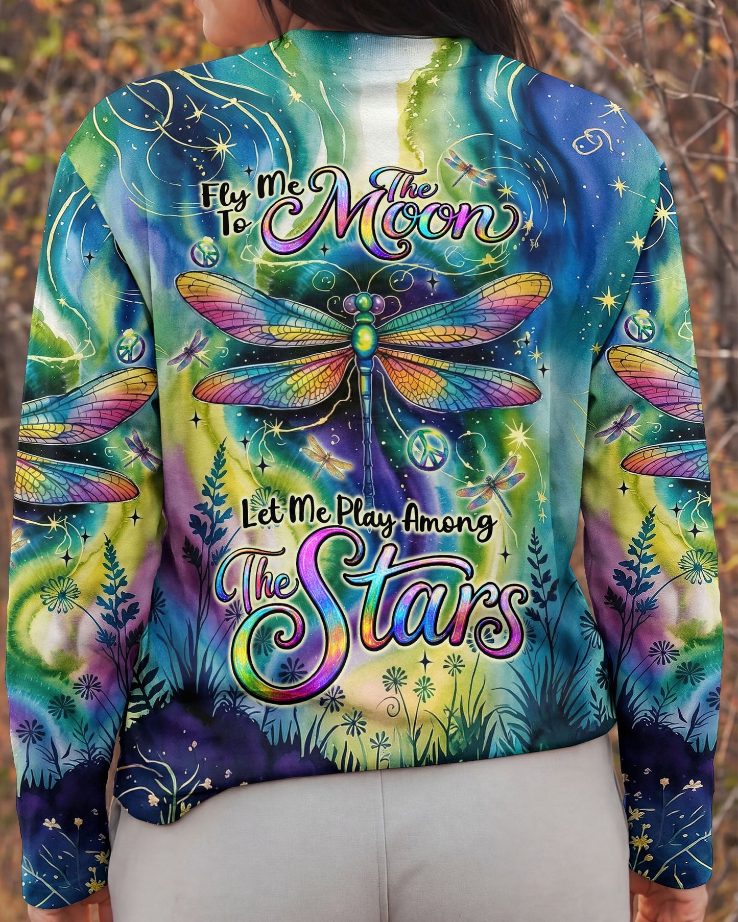 FLY ME TO THE MOON DRAGONFLY ALL OVER PRINT  - TLNT1004263