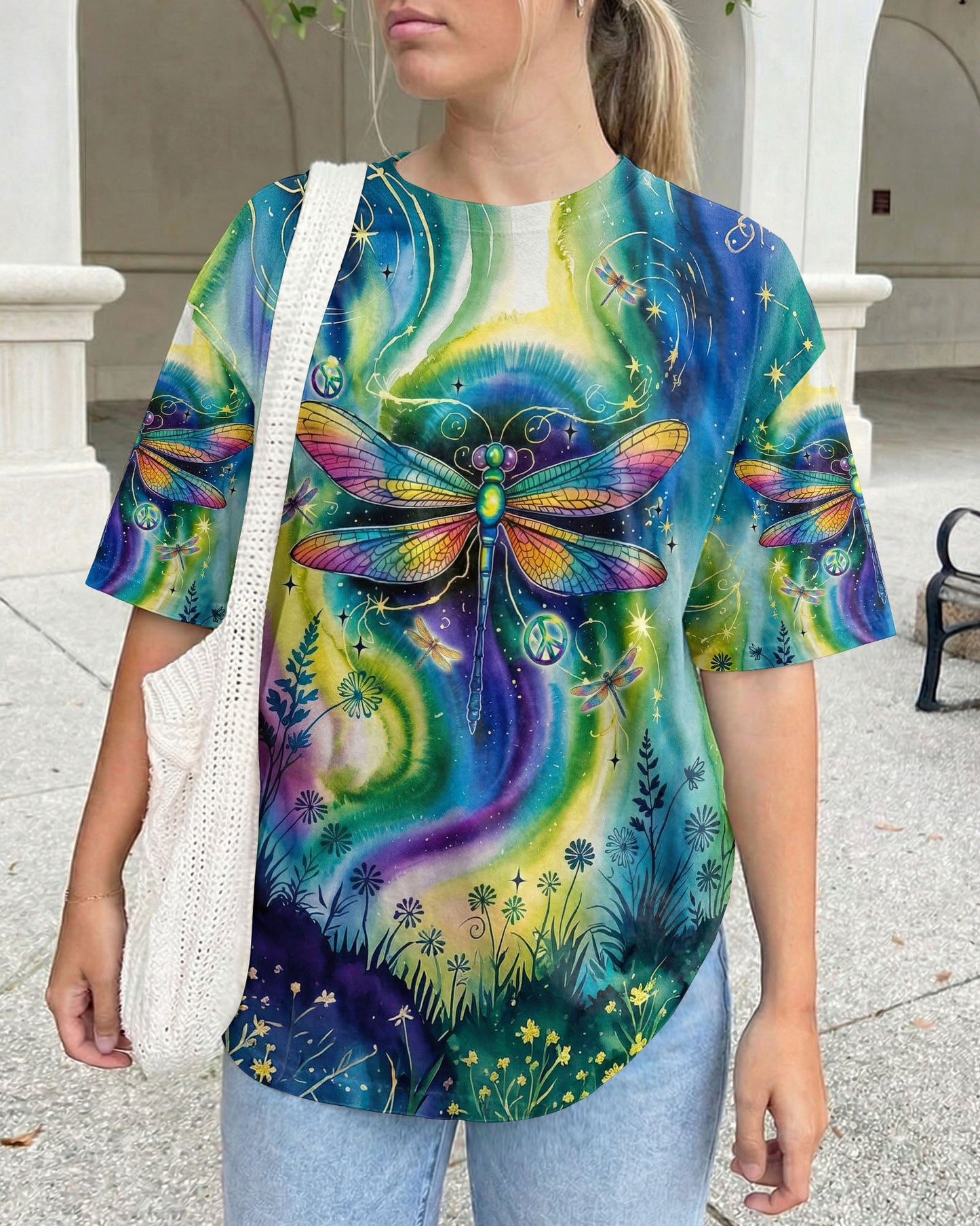 FLY ME TO THE MOON DRAGONFLY ALL OVER PRINT  - TLNT1004263