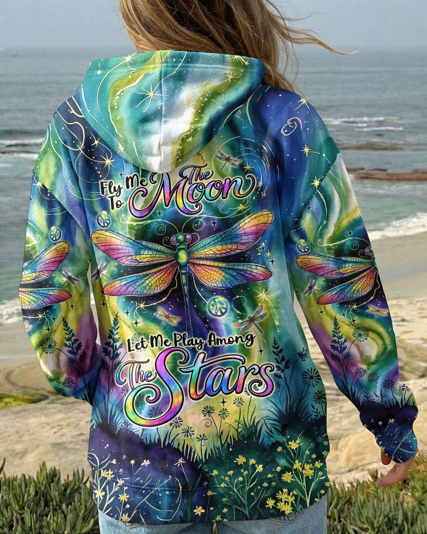 FLY ME TO THE MOON DRAGONFLY ALL OVER PRINT  - TLNT1004263