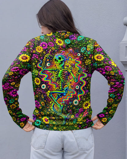 GLOWING MOON SKELETON SKULL ALL OVER PRINT  - TLNT1205263