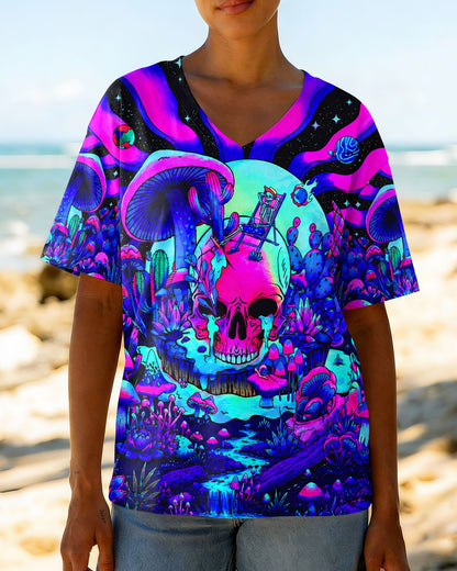 PSYCHEDELIC SKULL  HIPPIE ALL OVER PRINT   - TLNT1305262