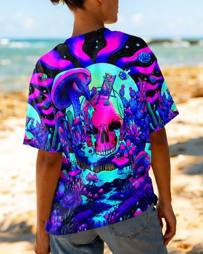 PSYCHEDELIC SKULL  HIPPIE ALL OVER PRINT   - TLNT1305262