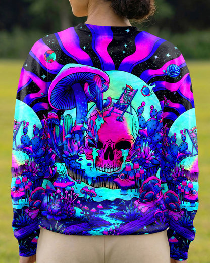 PSYCHEDELIC SKULL  HIPPIE ALL OVER PRINT   - TLNT1305262