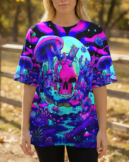 PSYCHEDELIC SKULL  HIPPIE ALL OVER PRINT   - TLNT1305262