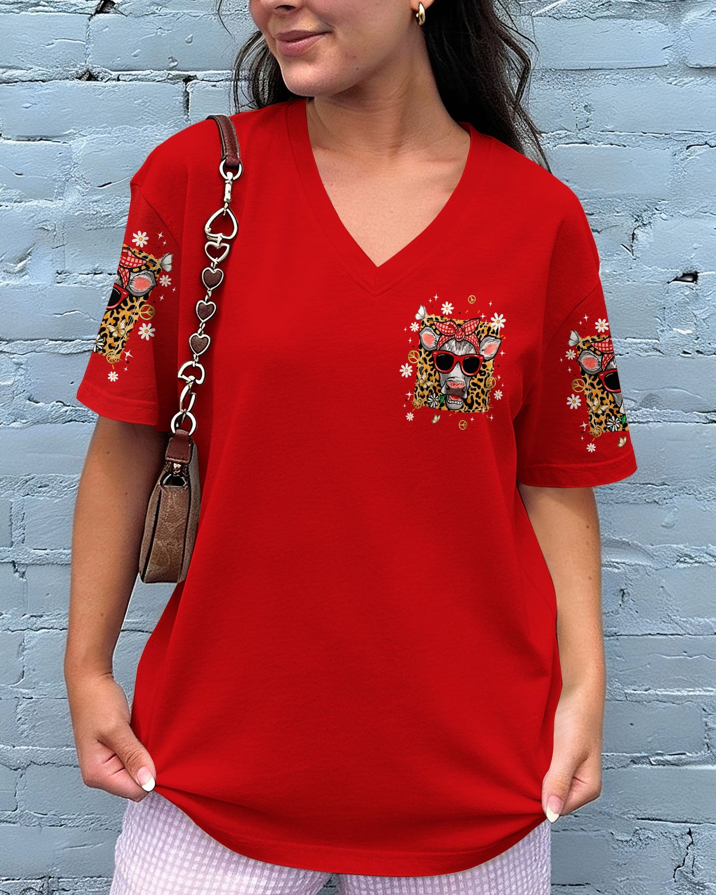 APPARENTLY I HAVE AN ATTITUDE WHO KNEW COW ALL OVER PRINT - TLNT1306261