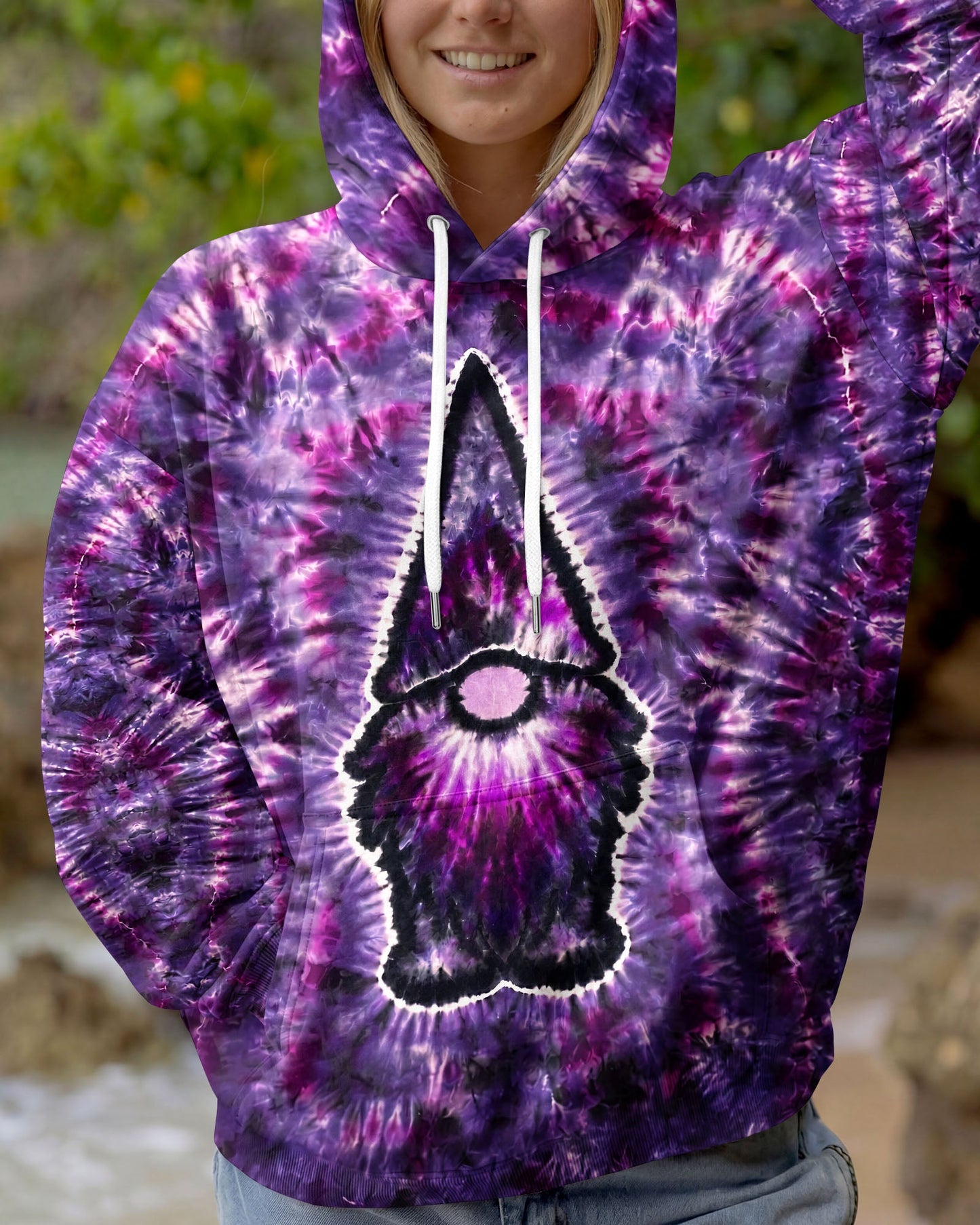 GROOVY GNOME  PURPLE PATTERN ALL OVER PRINT - TLNT1405261