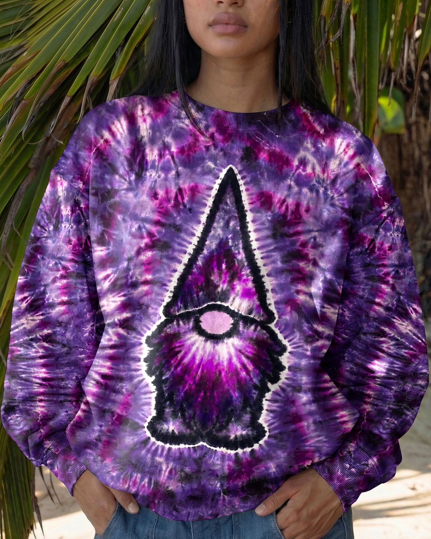 GROOVY GNOME  PURPLE PATTERN ALL OVER PRINT - TLNT1405261