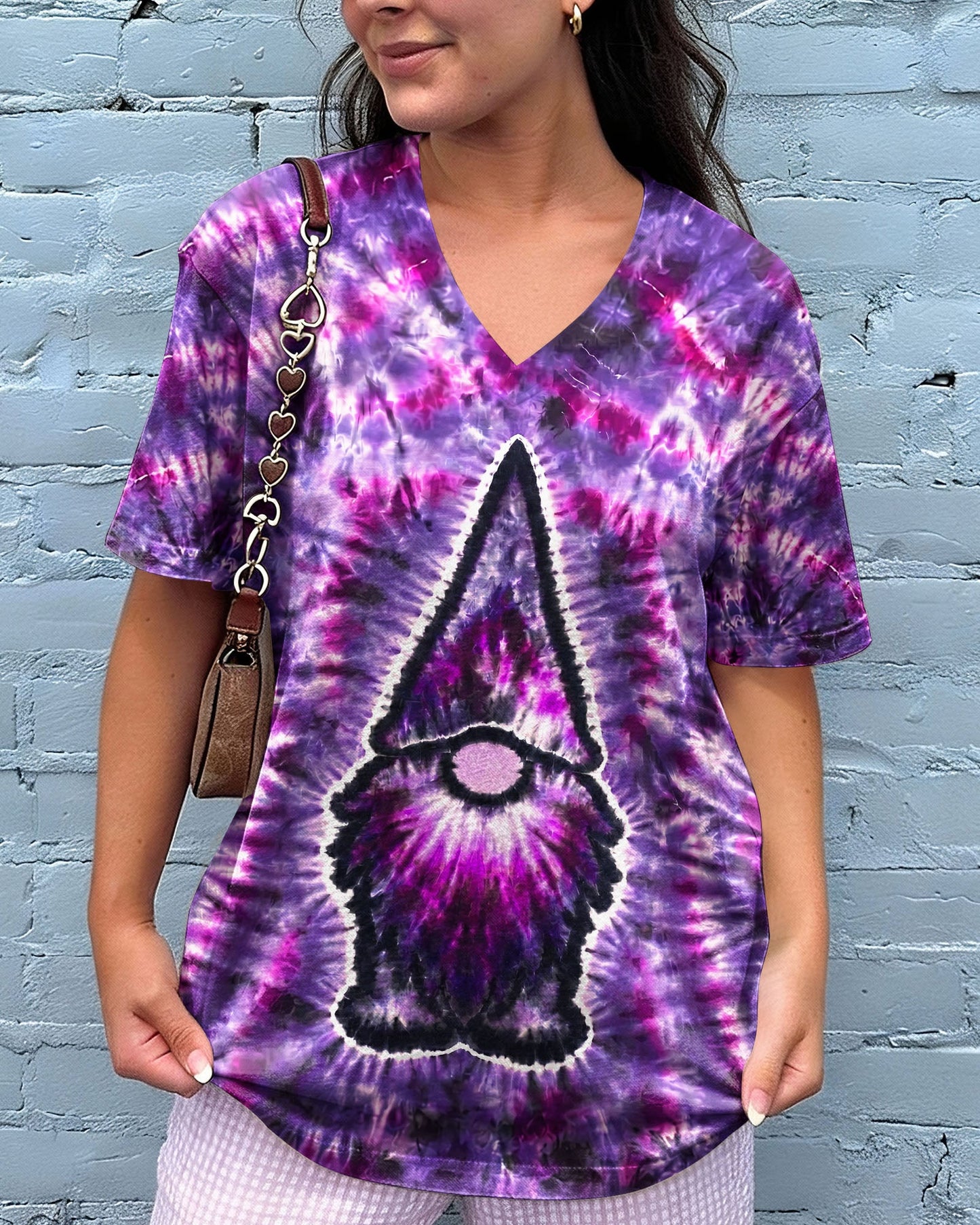 GROOVY GNOME  PURPLE PATTERN ALL OVER PRINT - TLNT1405261