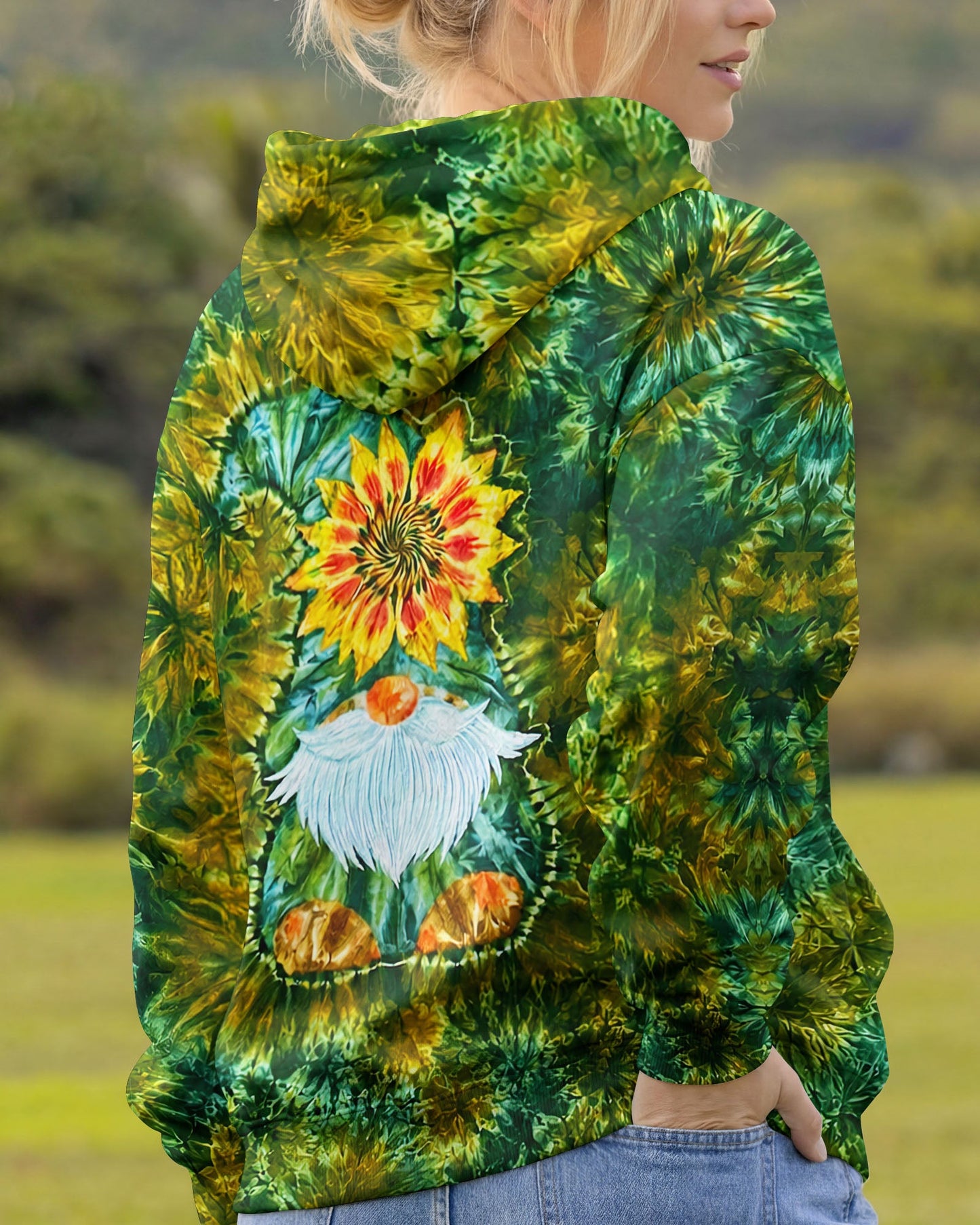 SUNFLOWER GNOME BURST ALL OVER PRINT - TLNT1505264
