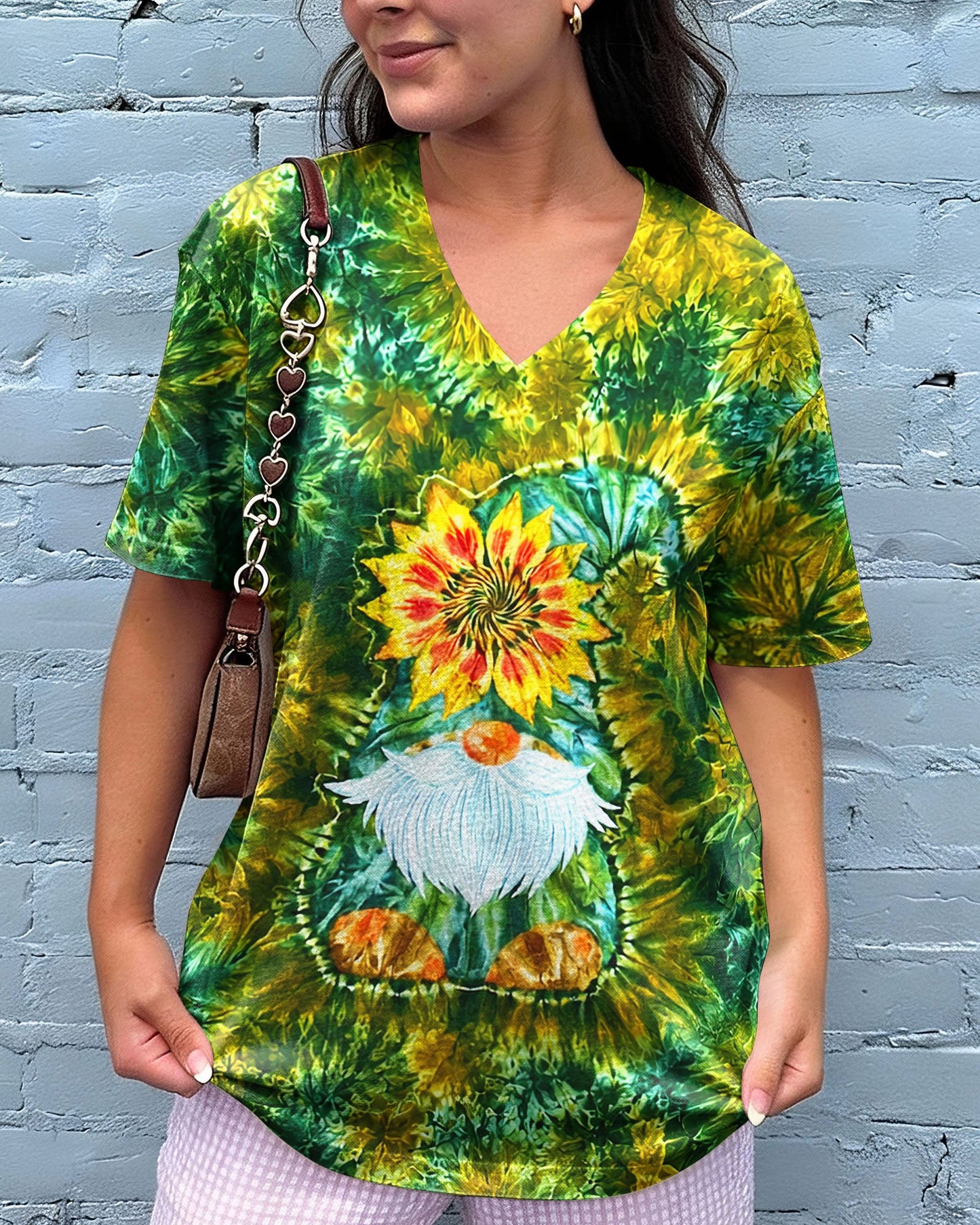 SUNFLOWER GNOME BURST ALL OVER PRINT - TLNT1505264