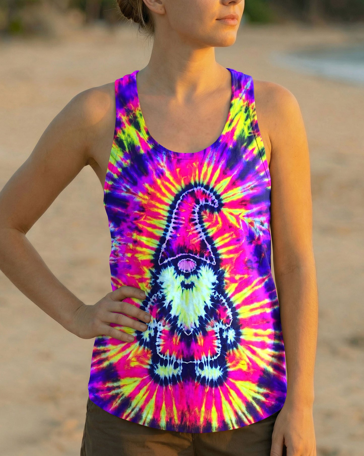 GNOME NEON COLOR SWIRL ALL OVER PRINT - TLNT1506261