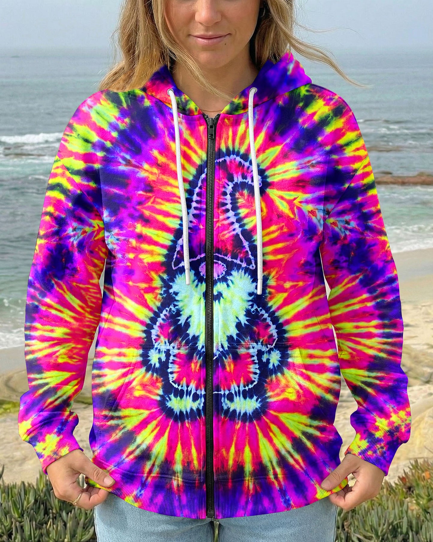 GNOME NEON COLOR SWIRL ALL OVER PRINT - TLNT1506261
