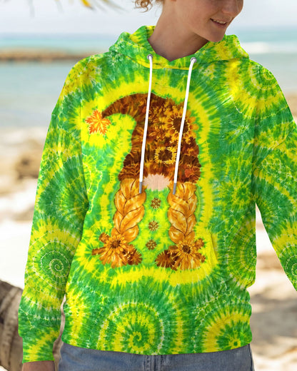 SUNFLOWER GNOME BURST ALL OVER PRINT - TLNT1605262