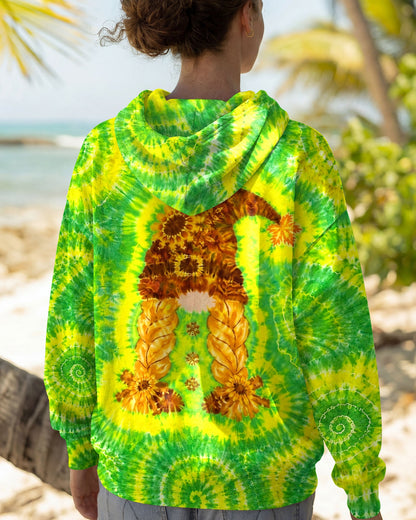 SUNFLOWER GNOME BURST ALL OVER PRINT - TLNT1605262