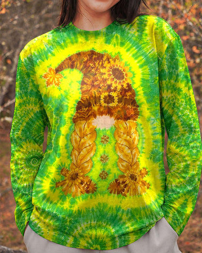 SUNFLOWER GNOME BURST ALL OVER PRINT - TLNT1605262
