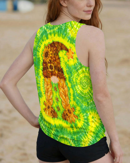 SUNFLOWER GNOME BURST ALL OVER PRINT - TLNT1605262