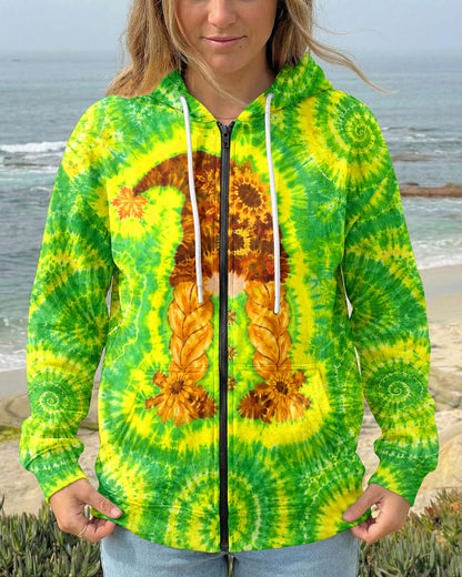 SUNFLOWER GNOME BURST ALL OVER PRINT - TLNT1605262