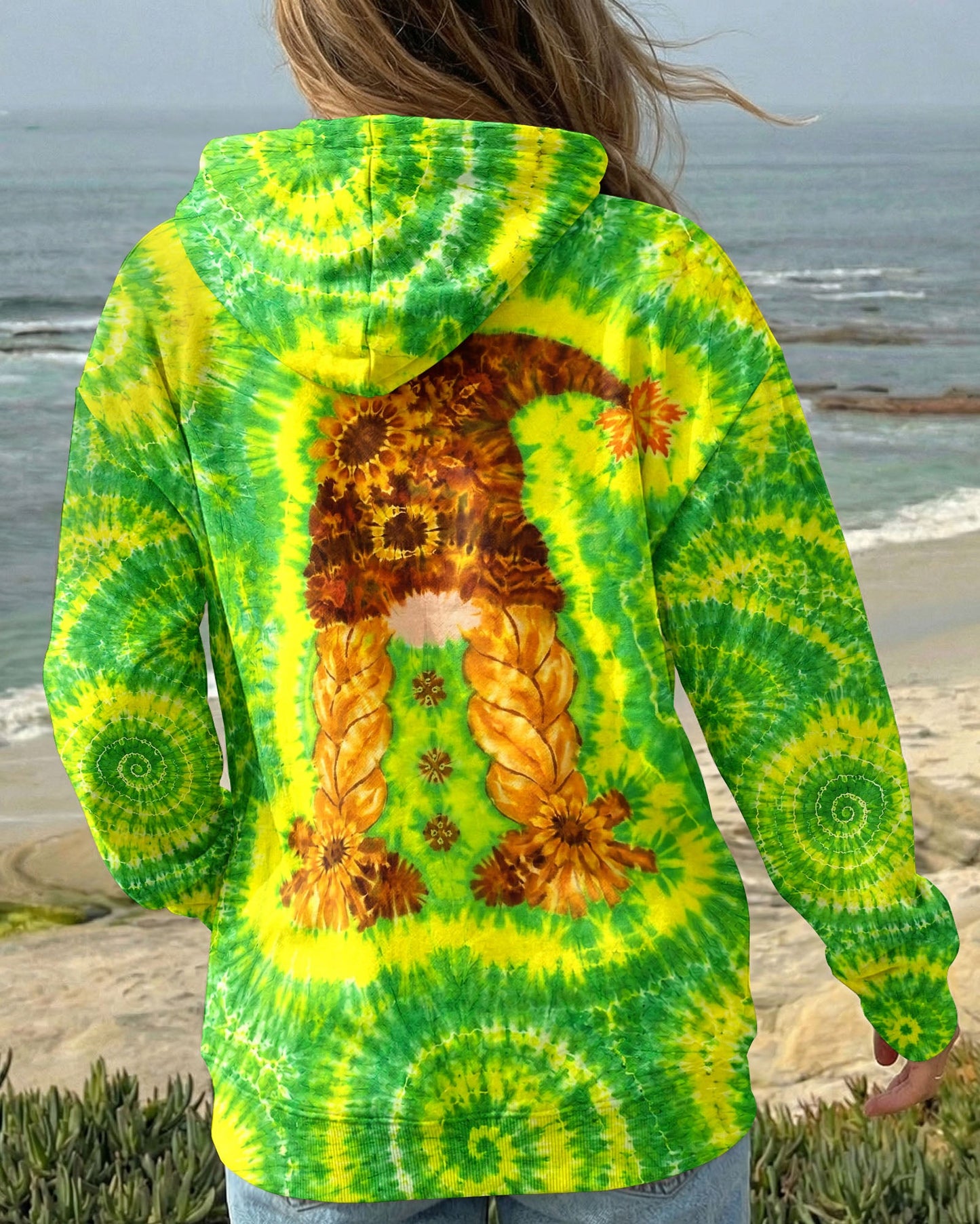 SUNFLOWER GNOME BURST ALL OVER PRINT - TLNT1605262