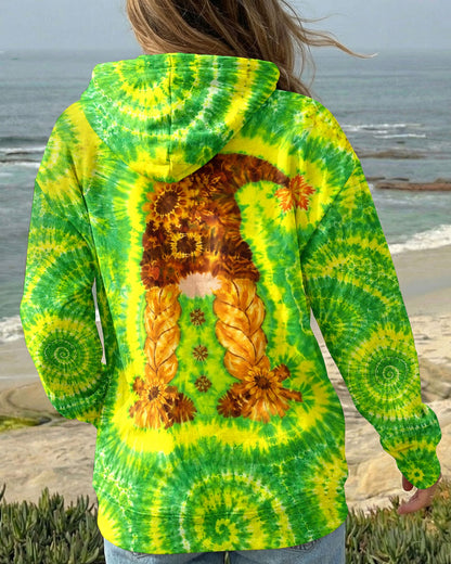 SUNFLOWER GNOME BURST ALL OVER PRINT - TLNT1605262