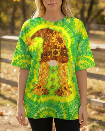SUNFLOWER GNOME BURST ALL OVER PRINT - TLNT1605262