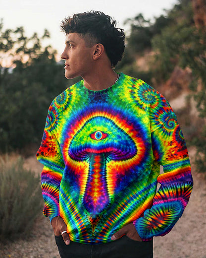 PSYCHEDELIC  MUSHROOM  COLORFUL ALL OVER PRINT - TLNT2004262