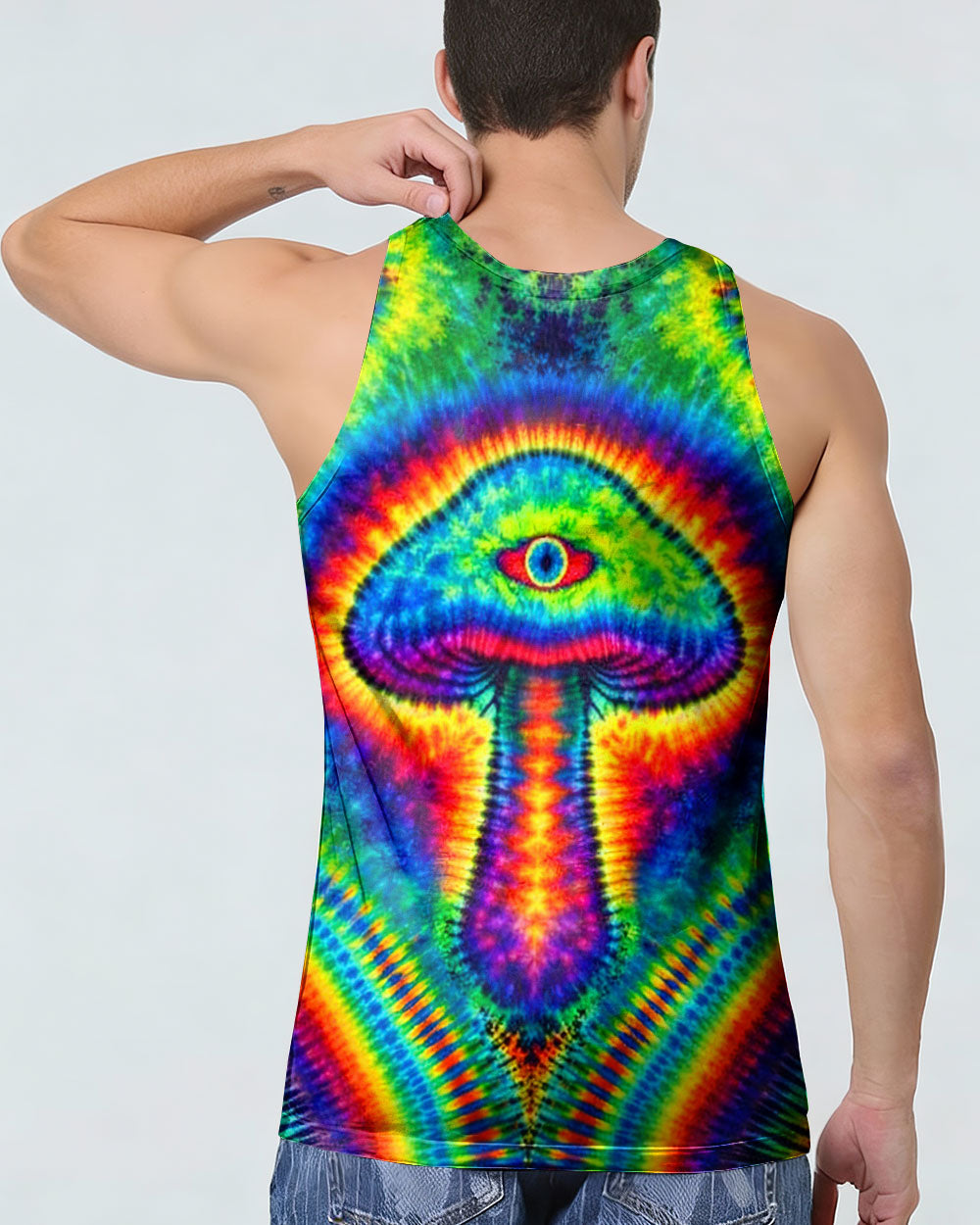 PSYCHEDELIC  MUSHROOM  COLORFUL ALL OVER PRINT - TLNT2004262