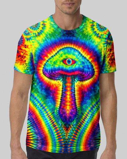 PSYCHEDELIC  MUSHROOM  COLORFUL ALL OVER PRINT - TLNT2004262