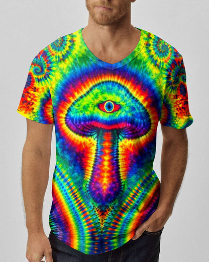 PSYCHEDELIC  MUSHROOM  COLORFUL ALL OVER PRINT - TLNT2004262