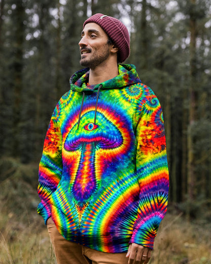 PSYCHEDELIC  MUSHROOM  COLORFUL ALL OVER PRINT - TLNT2004262