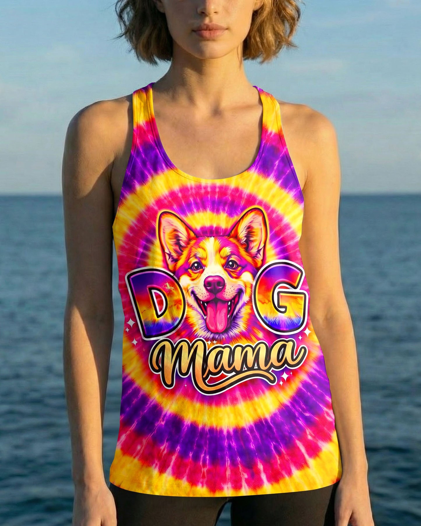 DOG MAMA CORGI  ALL OVER PRINT - TLNT2104262