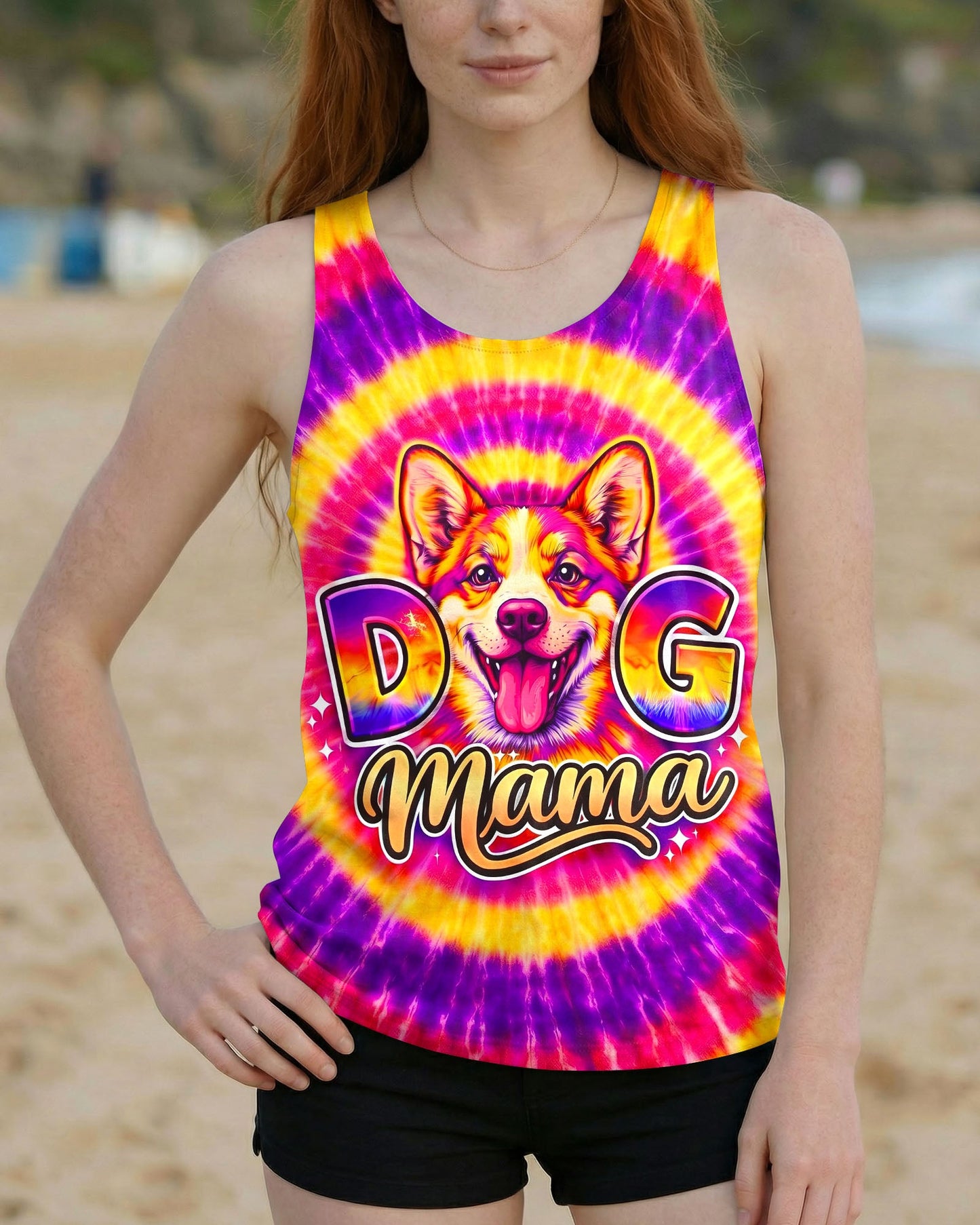 DOG MAMA CORGI  ALL OVER PRINT - TLNT2104262