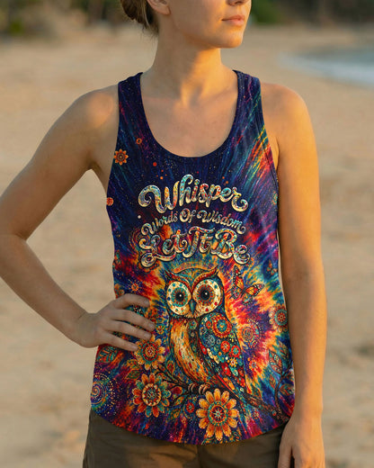 WHISPER WORDS OF WISDOM LET IT BE OWL  ALL OVER PRINT  - TLNT2204261
