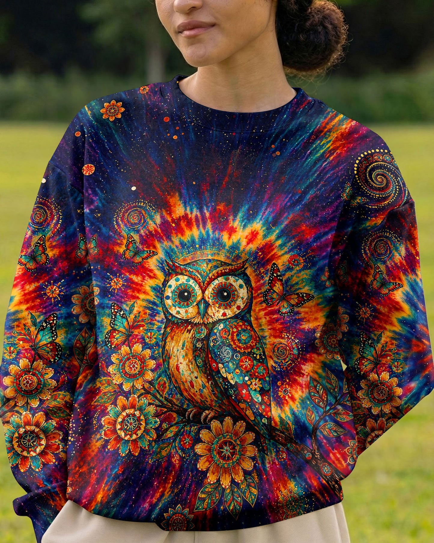 WHISPER WORDS OF WISDOM LET IT BE OWL  ALL OVER PRINT  - TLNT2204261