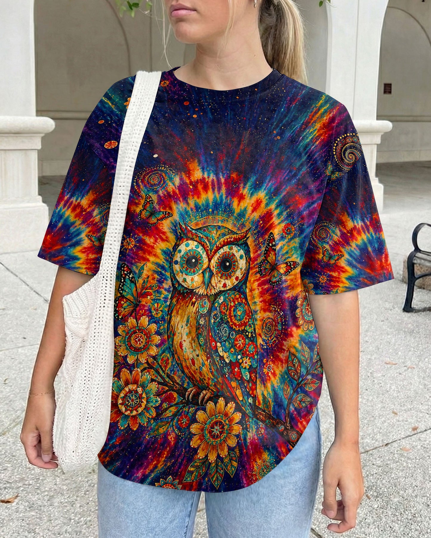 WHISPER WORDS OF WISDOM LET IT BE OWL  ALL OVER PRINT  - TLNT2204261