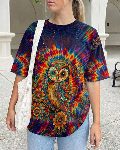 WHISPER WORDS OF WISDOM LET IT BE OWL  ALL OVER PRINT  - TLNT2204261
