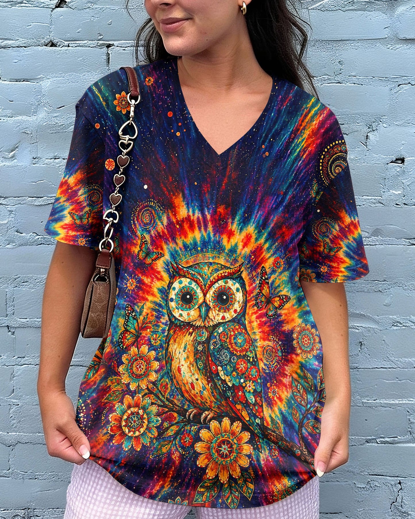 WHISPER WORDS OF WISDOM LET IT BE OWL  ALL OVER PRINT  - TLNT2204261