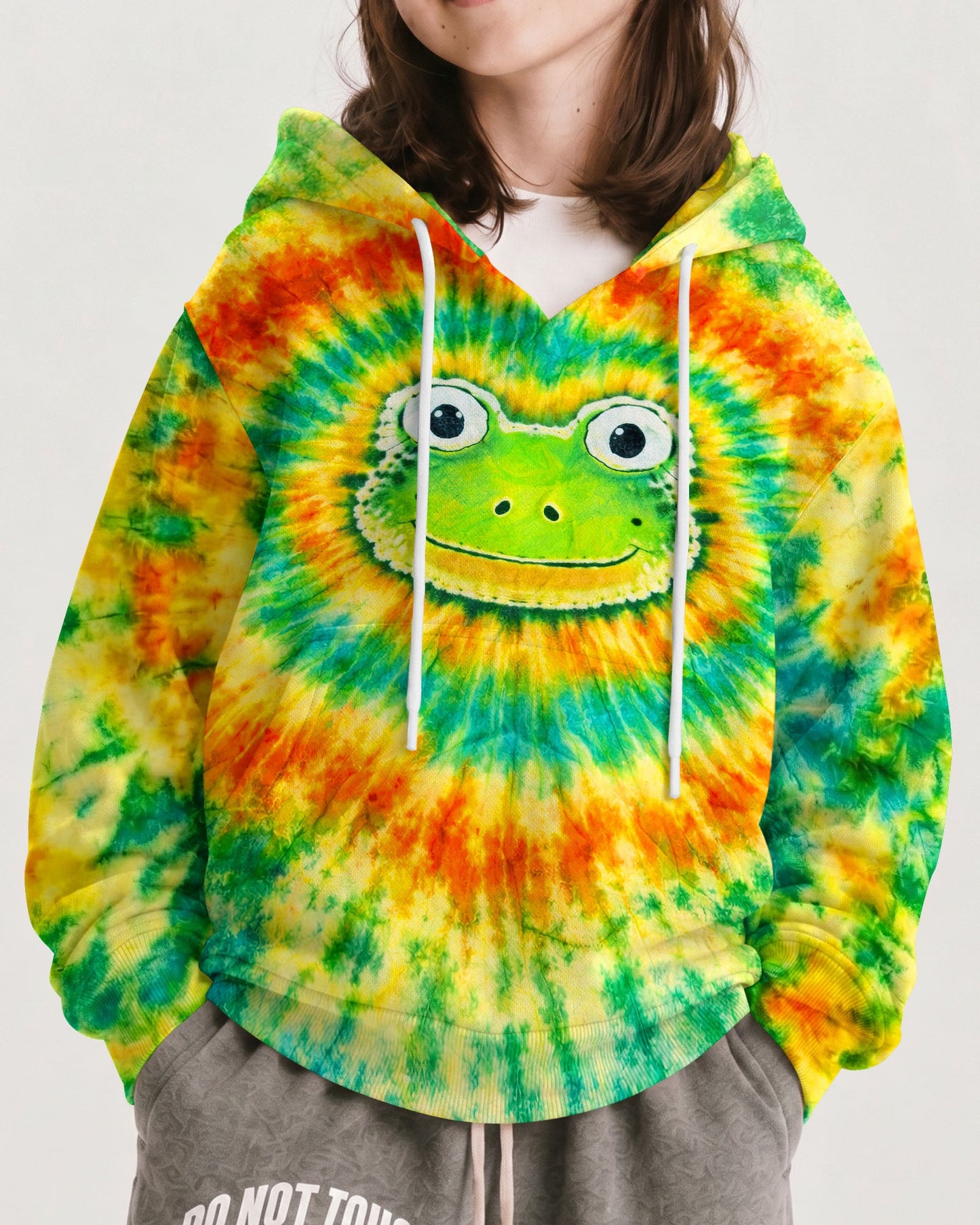 HIPPIE FROG SWIRL  KIDS ALL OVER PRINT   - TLNT2205262