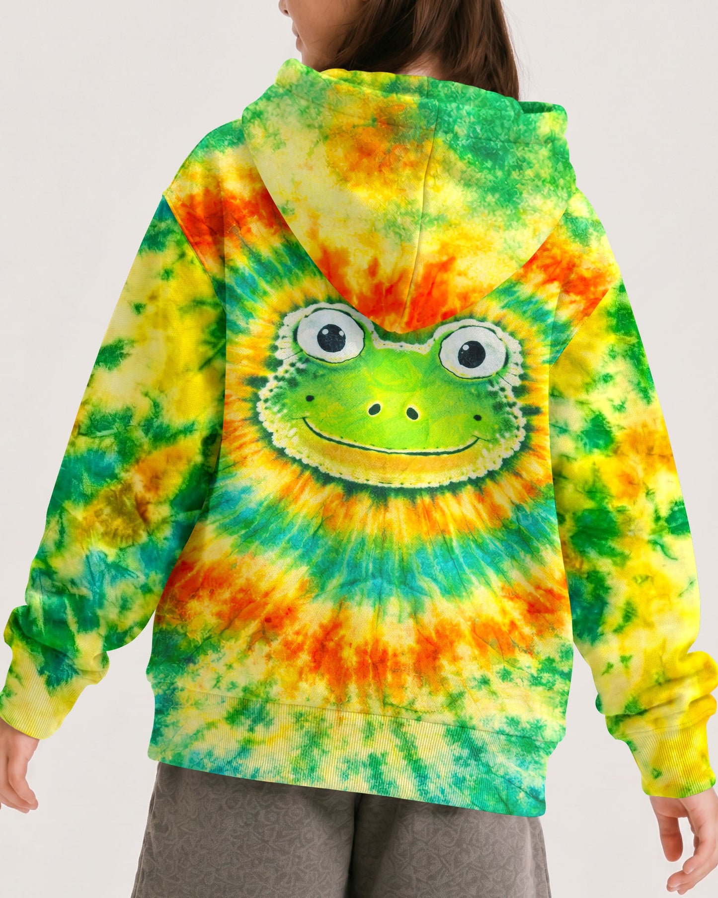 HIPPIE FROG SWIRL  KIDS ALL OVER PRINT   - TLNT2205262