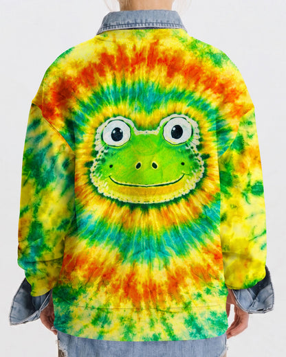 HIPPIE FROG SWIRL  KIDS ALL OVER PRINT   - TLNT2205262