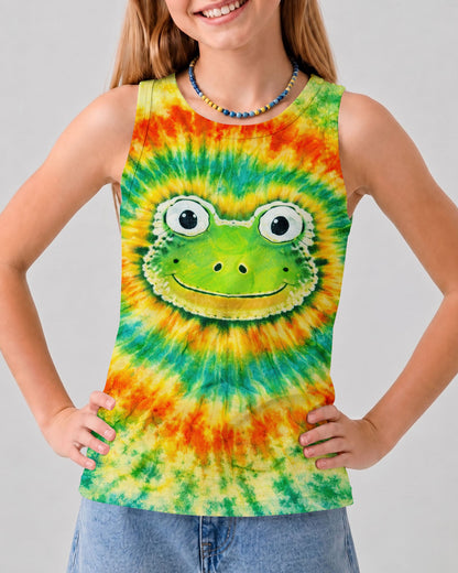 HIPPIE FROG SWIRL  KIDS ALL OVER PRINT   - TLNT2205262
