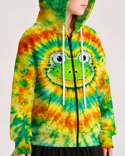 HIPPIE FROG SWIRL  KIDS ALL OVER PRINT   - TLNT2205262