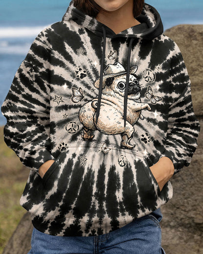 WHY BE MOODY PUG DOG ALL OVER PRINT  - TLNT2206263