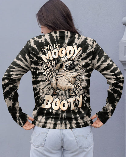 WHY BE MOODY PUG DOG ALL OVER PRINT  - TLNT2206263