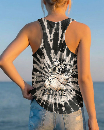 WHY BE MOODY PUG DOG ALL OVER PRINT  - TLNT2206263