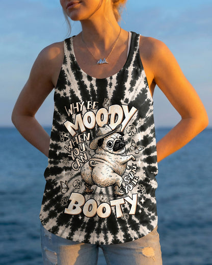 WHY BE MOODY PUG DOG ALL OVER PRINT  - TLNT2206263