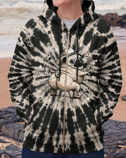 WHY BE MOODY PUG DOG ALL OVER PRINT  - TLNT2206263