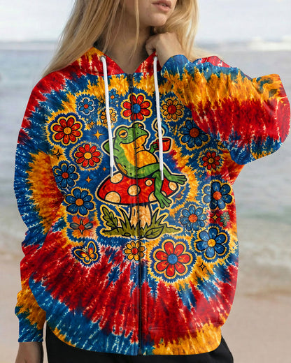 I WAS SIMPLY BORN TO DILLY DALLY FROG ALL OVER PRINT - TLNT2304263